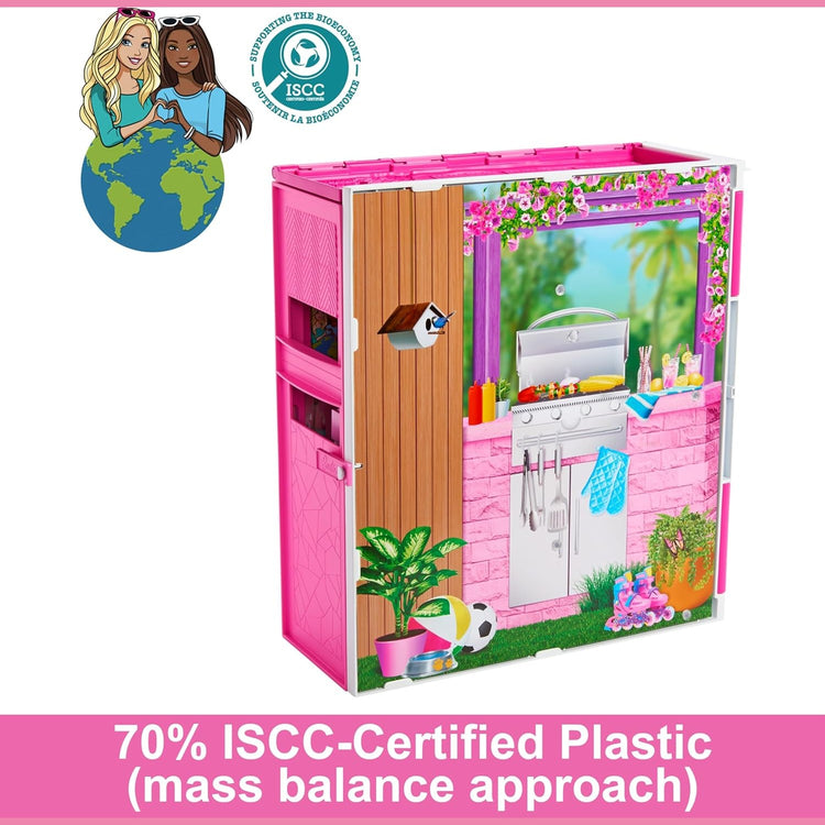 Barbie Casa de Muñecas Glam con Muñeca Juego de 360 Grados 
