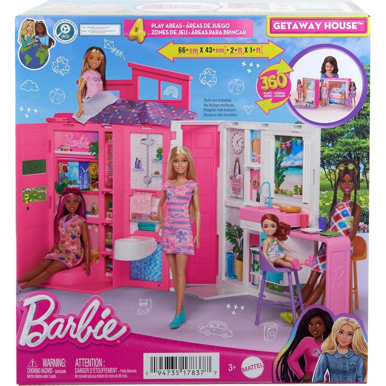 Barbie Casa de Muñecas Glam con Muñeca Juego de 360 Grados 