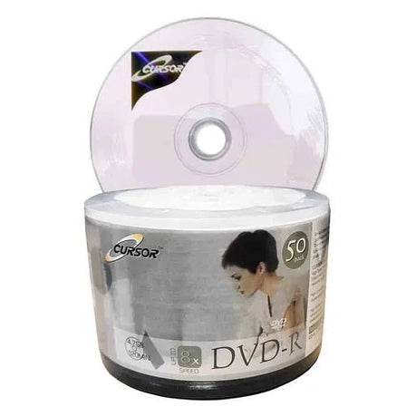 Disco virgen DVD-R Cursor de 16x por 50 unidades - Jorcima Spa Venta Online