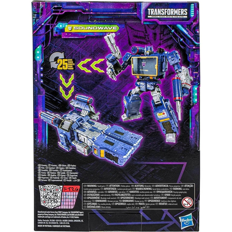 FIGURA TRANSFORMERS GENERATIONS - LEGACY/VOYAGER CLASS - Soundwave - Jorcima Spa Venta Online