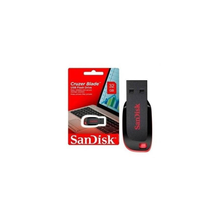 PACK de 2 Pendrive Sandisk Cruzer Blade 32gb 2.0 - Mi tienda