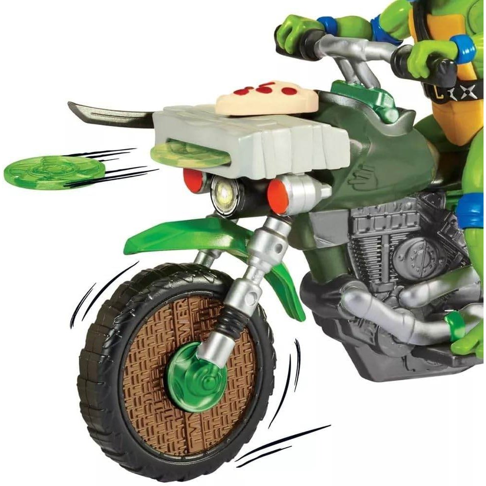 SET TORTUGAS NINJA LEONARDO NINJA KICK CYCLE - Jorcima Spa Venta Online