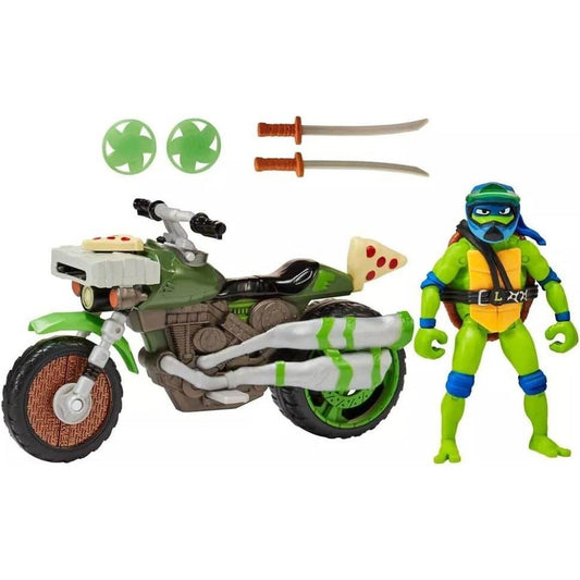 SET TORTUGAS NINJA LEONARDO NINJA KICK CYCLE - Jorcima Spa Venta Online