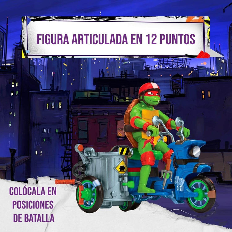 SET TORTUGAS NINJA RAPHAEL NINJA KICK CYCLE - Jorcima Spa Venta Online