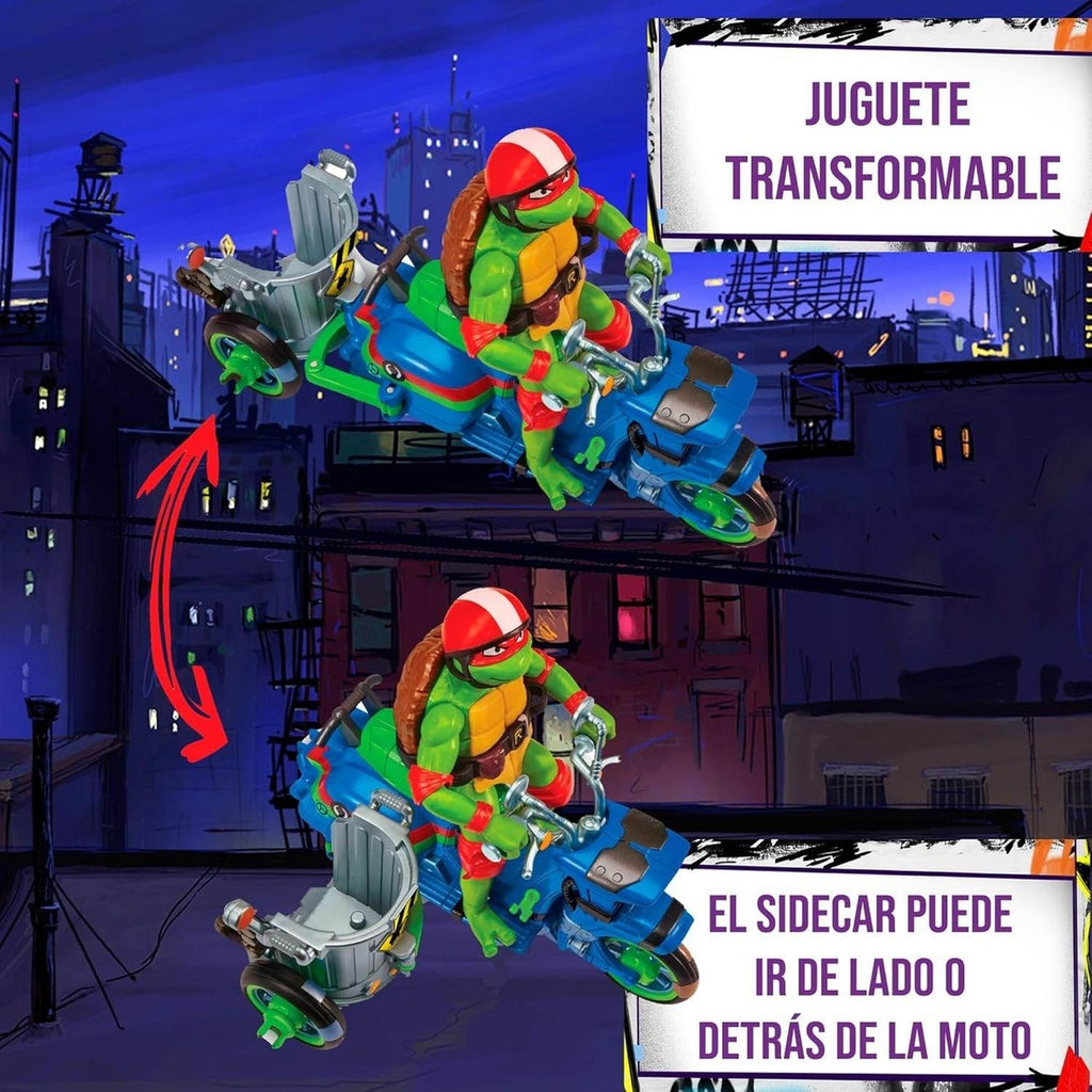 SET TORTUGAS NINJA RAPHAEL NINJA KICK CYCLE - Jorcima Spa Venta Online