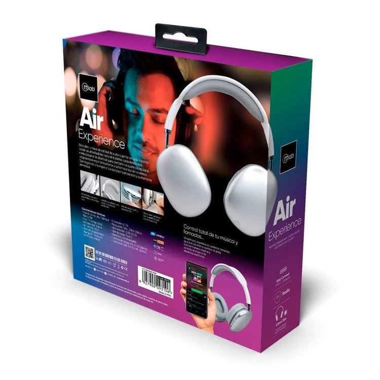 Audífonos Bluetooth Air Experience Silver