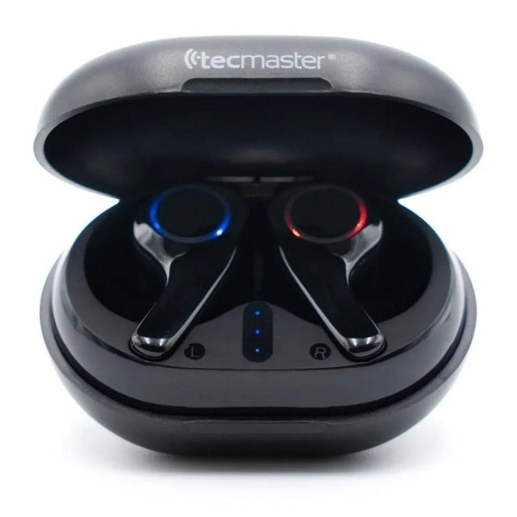 Audifonos Bluetooth Tecmaster Rgb Tws Negro