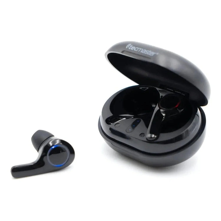 Audifonos Bluetooth Tecmaster Rgb Tws Negro