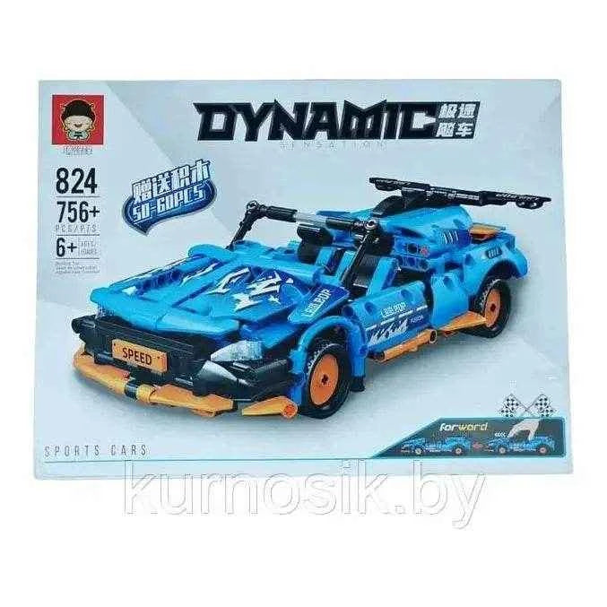 Bloques De Construcción Auto De Carrera Deportivo 756 Piezas