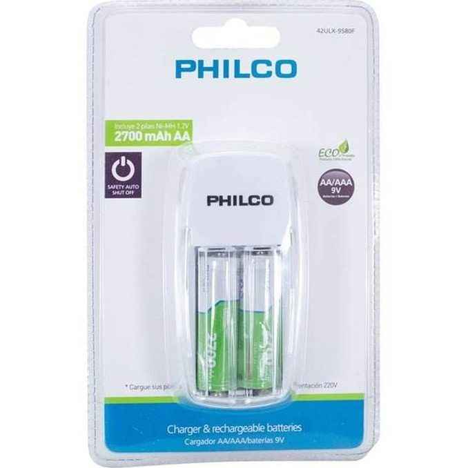 Cargador + 2 Pilas AA 2700 Mah