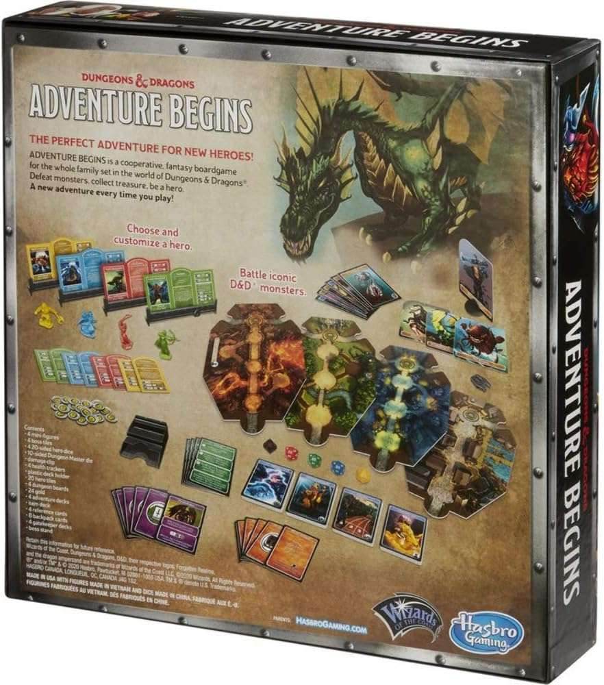 Juego De Mesa Hasbro Dungeons & Dragons Comienza La Aventura - Mi tienda