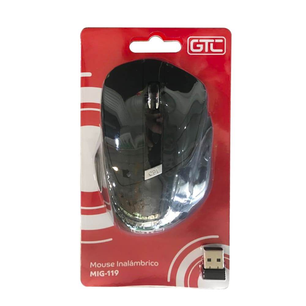 Mouse Inalámbrico Gtc MIG - 119 1600dpi Negro - Mi tienda