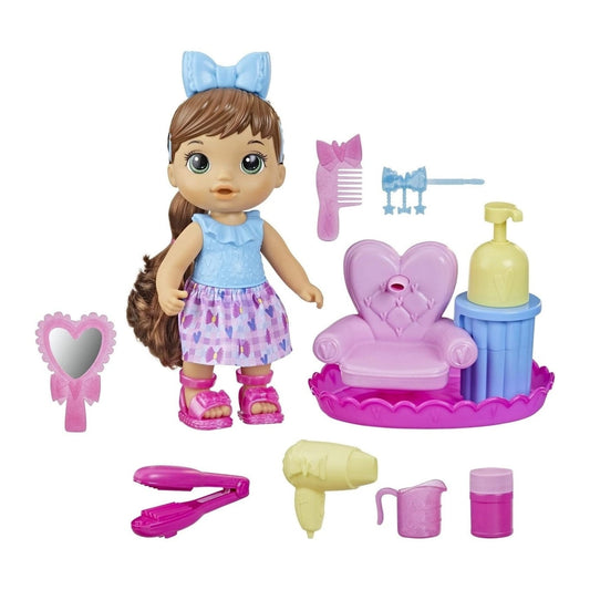 Muñeca Sudsy Styling Peluquería Bebé Cabello Castaño