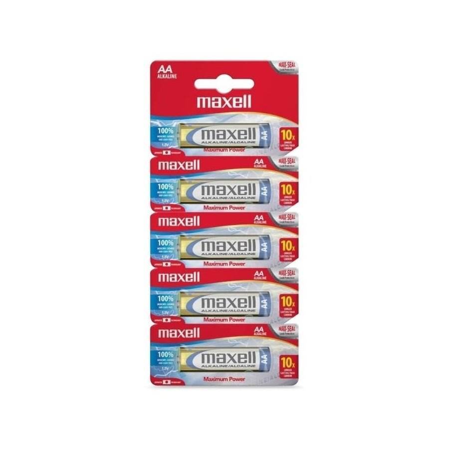 Pack 5 Pilas Alcalinas AA Maxell - Jorcima Spa Venta Online