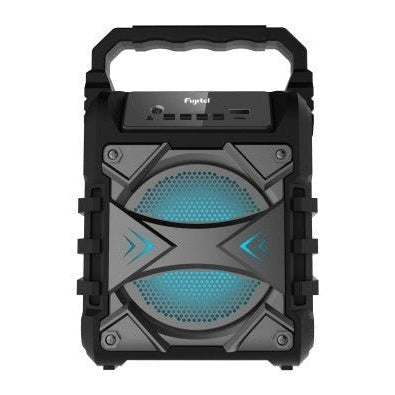 PARLANTE BT 5W 4"/FM/TF/USB/ MIC/TWS/ LUCES NEGRO