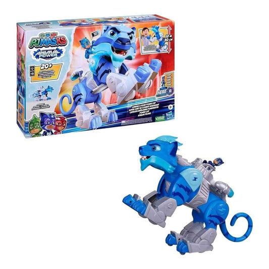 Pj Masks Animal Power - Power Cat - Juguete con Movimientos motorizados y más de 20 Sonidos y Luces - A Partir de 3 años