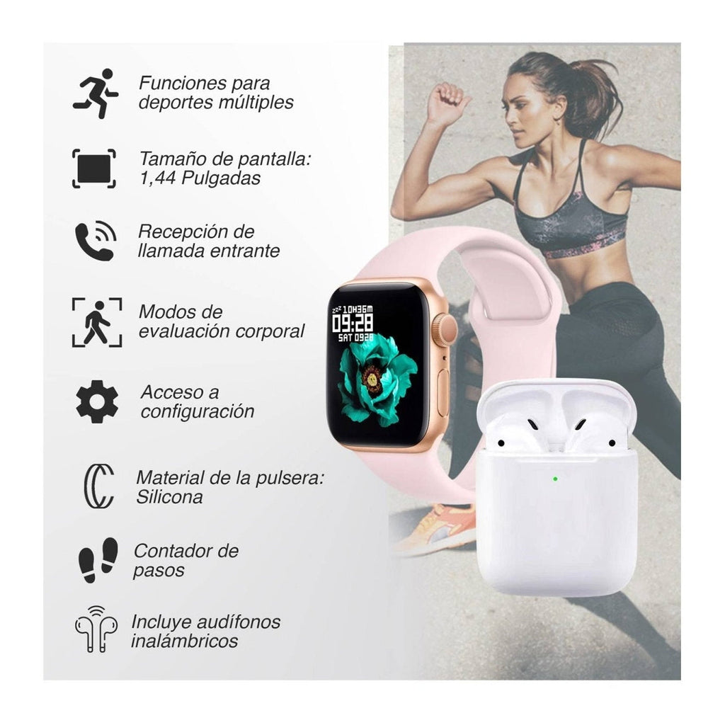 SMART WATCH T55 PRO MAX + AUDIFONOS INALAMBRICOS