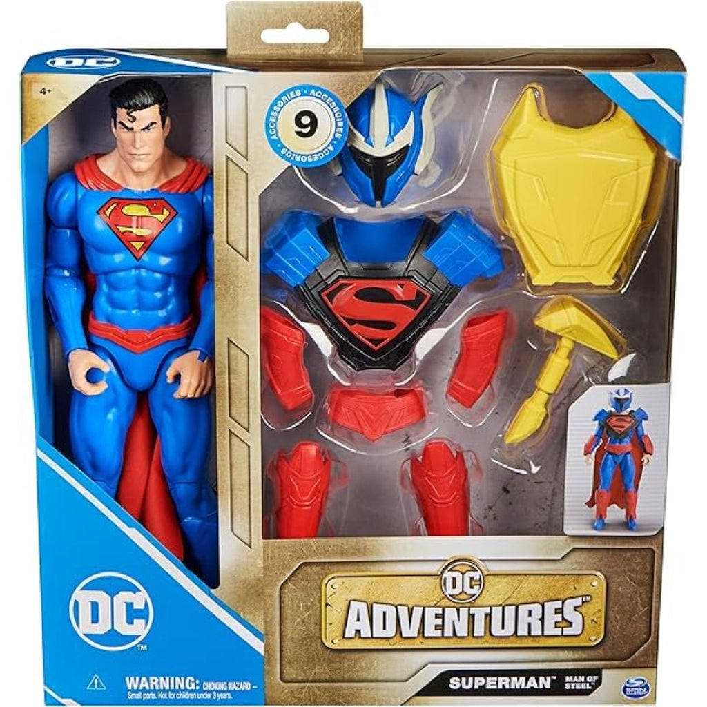 Superman Figura de acción, 12 pulgadas, 9 accesorios - Mi tienda