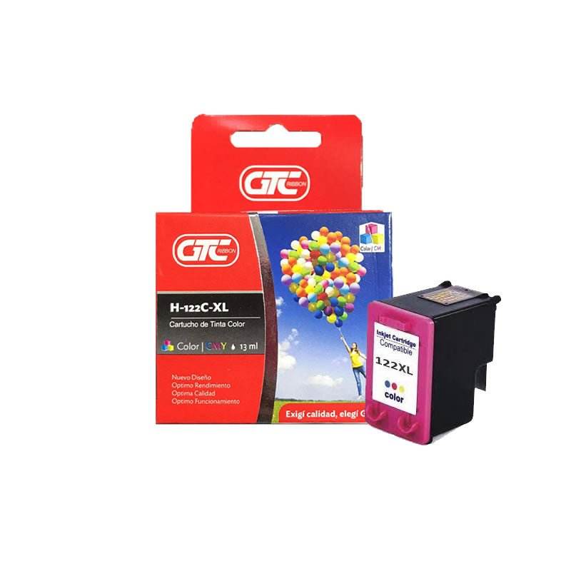 Tinta 122 Xl 18ml LOGIC, G&G o GTC Tricolor - Mi tienda