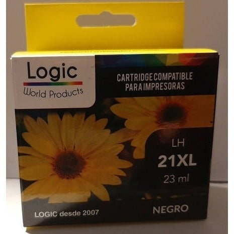 Tinta 21xl Logic Negra 22ml