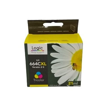 Tinta 664xl Tricolor Logic 21ml Jorcima